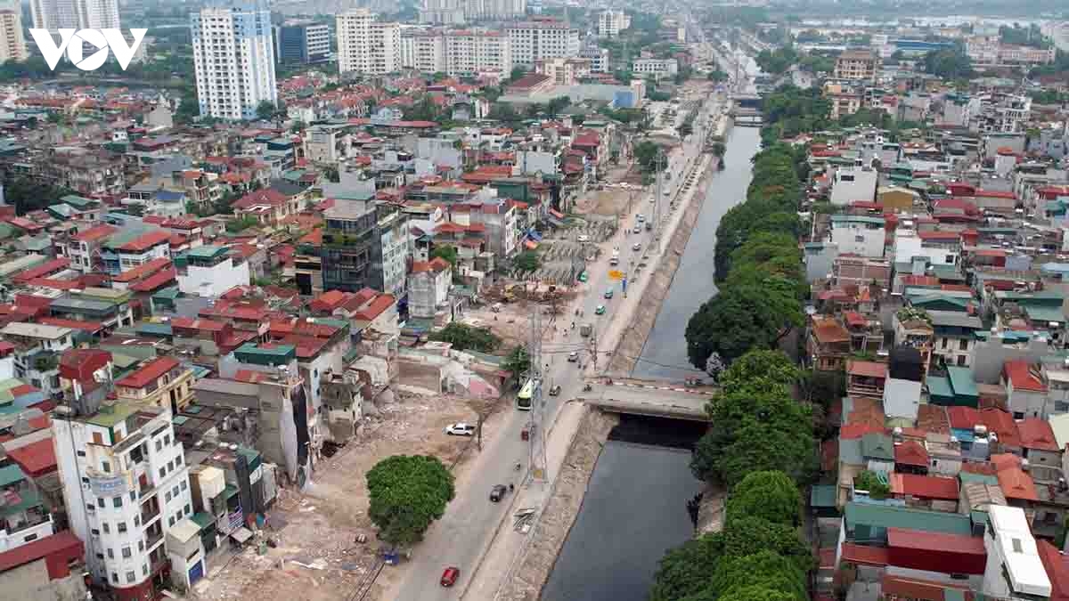 Hình ảnh mới nhất đường Tam Trinh, Hà Nội sau khi gỡ nút thắt giải phóng mặt bằng